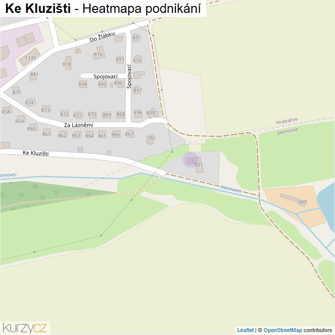 Mapa Ke Kluzišti - Firmy v ulici.
