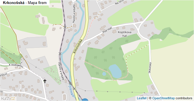 Krkonošská - mapa firem