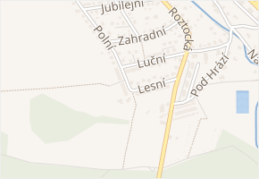 Lesní v obci Jilemnice - mapa ulice
