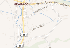Na Stráni v obci Jilemnice - mapa ulice