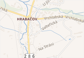 Valteřická v obci Jilemnice - mapa ulice