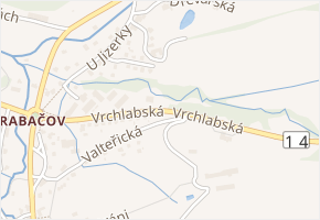 Vrchlabská v obci Jilemnice - mapa ulice