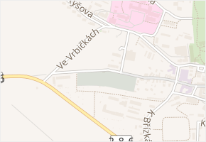 Zvědavá ulička v obci Jilemnice - mapa ulice