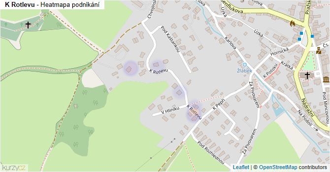 K Rotlevu - mapa podnikání