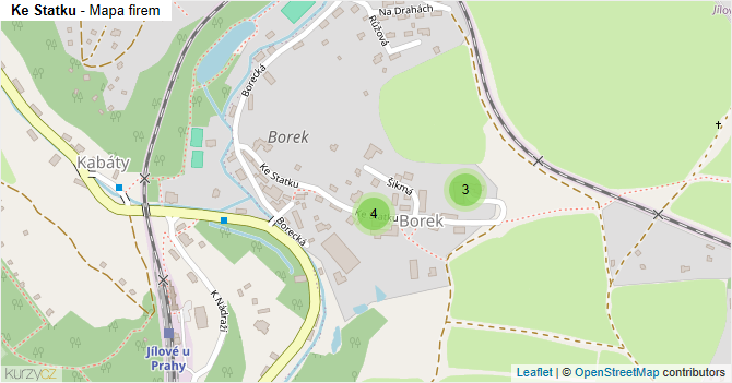 Ke Statku - mapa firem