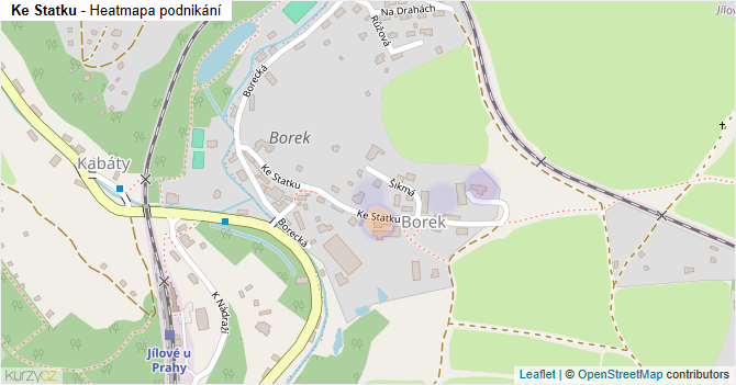 Ke Statku - mapa podnikání