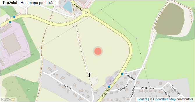 Pražská - mapa podnikání