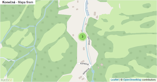 Konečná - mapa firem