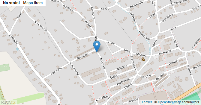 Na stráni - mapa firem