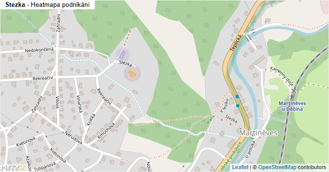 Stezka - mapa podnikání