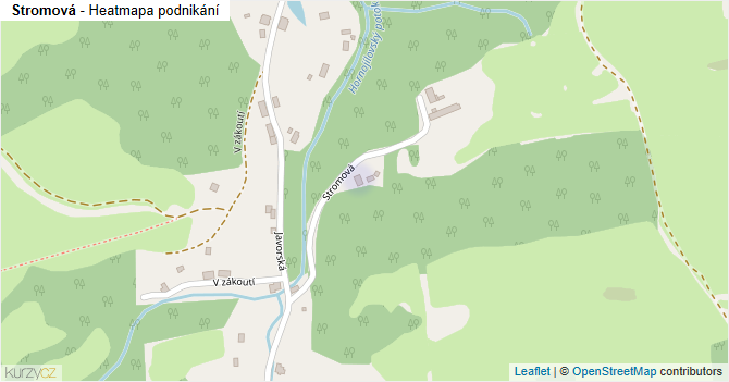 Stromová - mapa podnikání