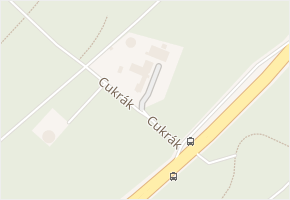 Cukrák v obci Jíloviště - mapa ulice