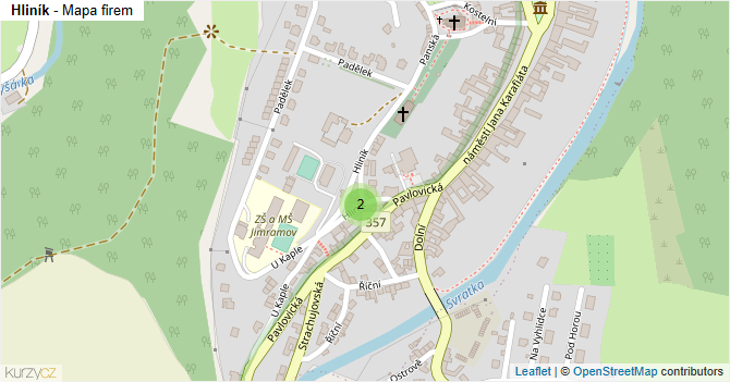 Hliník - mapa firem