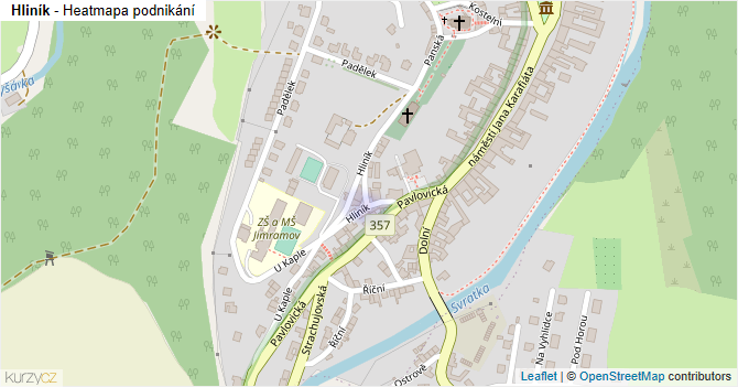 Hliník - mapa podnikání