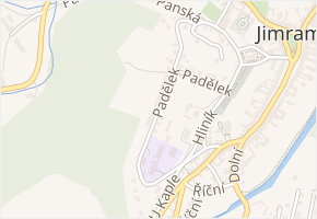 Padělek v obci Jimramov - mapa ulice