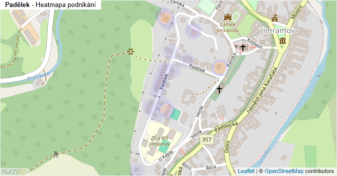 Padělek - mapa podnikání