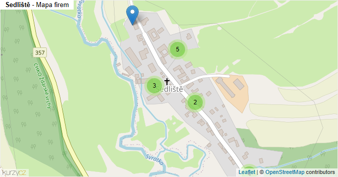 Sedliště - mapa firem