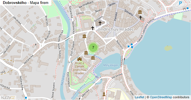 Dobrovského - mapa firem