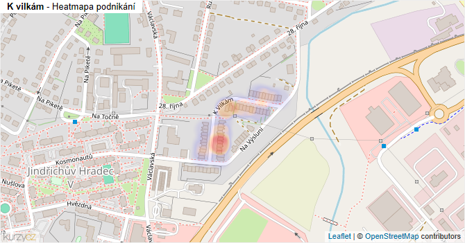 K vilkám - mapa podnikání