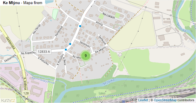 Ke Mlýnu - mapa firem
