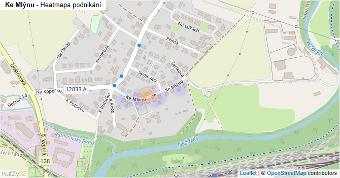 Ke Mlýnu - mapa podnikání