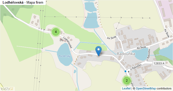 Lodhéřovská - mapa firem