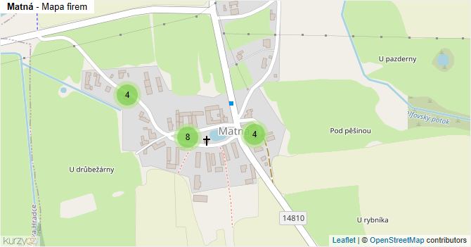 Matná - mapa firem