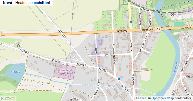 Nová - mapa podnikání