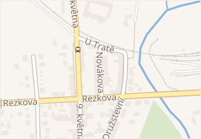 Novákova v obci Jindřichův Hradec - mapa ulice