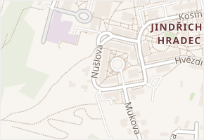 Nušlova v obci Jindřichův Hradec - mapa ulice