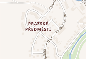 Sládkův kopec v obci Jindřichův Hradec - mapa ulice