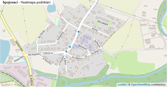 Spojovací - mapa podnikání