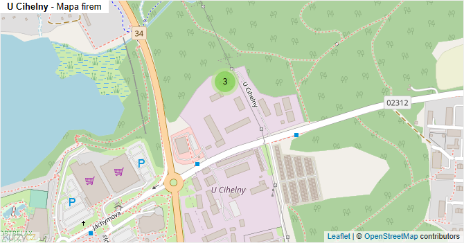 U Cihelny - mapa firem
