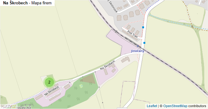 Na Škrobech - mapa firem