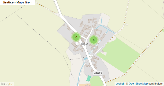 Jiratice - mapa firem