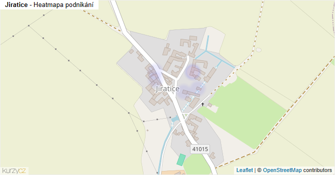 Jiratice - mapa podnikání