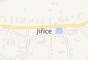 Jiřice v obci Jiřice - mapa části obce