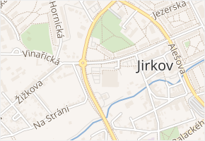 Dvořákova v obci Jirkov - mapa ulice