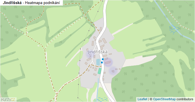 Jindřišská - mapa podnikání