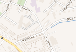 U Dubu v obci Jirkov - mapa ulice