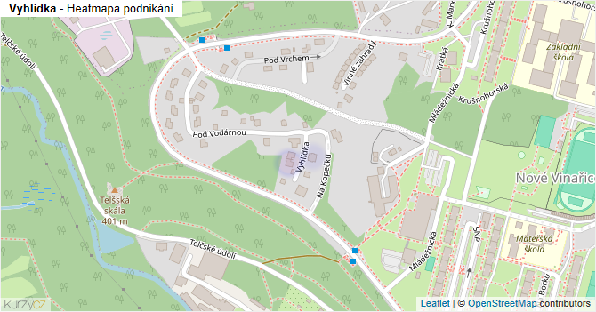 Vyhlídka - mapa podnikání