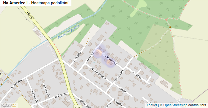 Na Americe I - mapa podnikání
