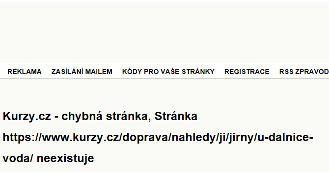 U Dálnice - záplavové mapy stoleté vody