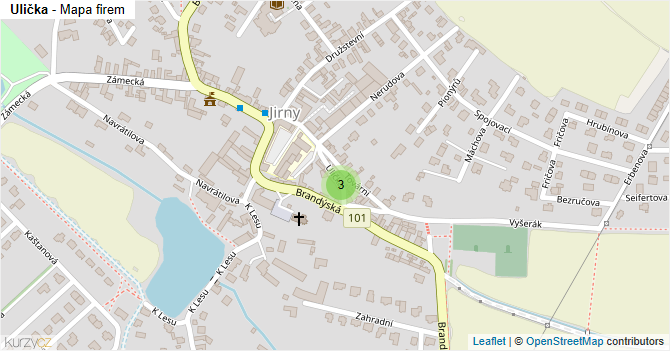 Ulička - mapa firem