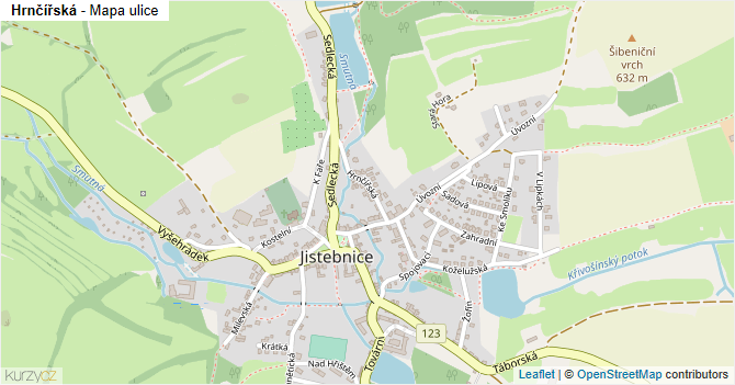 Hrnčířská - mapa ulice