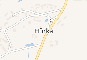 Hůrka v obci Jistebnice - mapa části obce