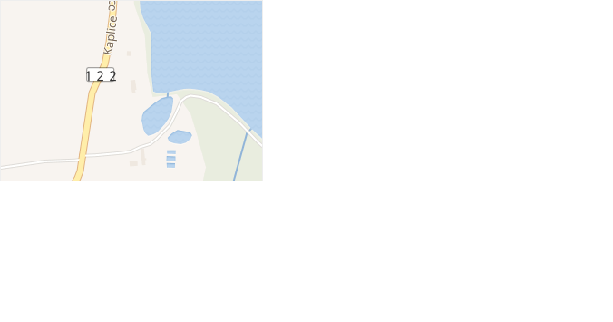 Kaplice v obci Jistebnice - mapa ulice