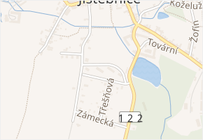 Nad Hřištěm v obci Jistebnice - mapa ulice