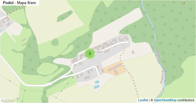 Podol - mapa firem