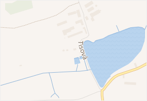 Tisová v obci Jistebnice - mapa ulice